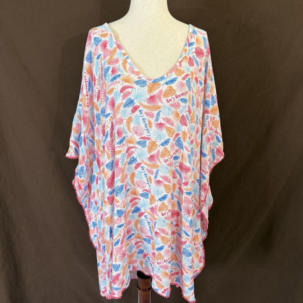 DISNEY Cruise Line Castaway Cay Tunic Top Womens XL / XXL Beach Cover Up